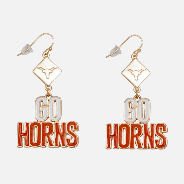 Texas Longhorns Della Earrings