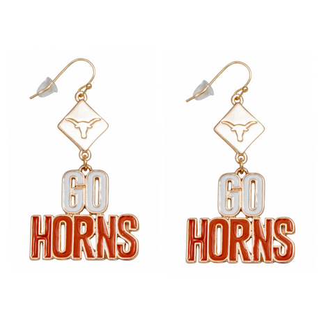 Texas Longhorns Della Earrings