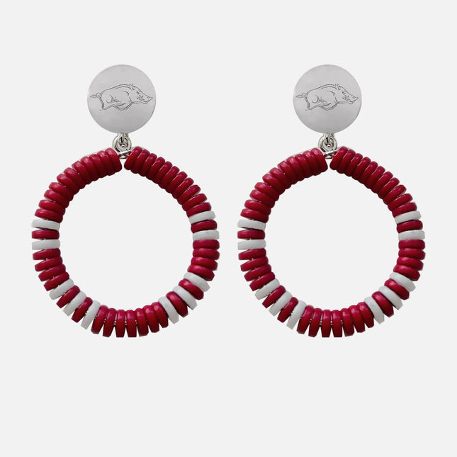 Arkansas Razorbacks Raya Earrings