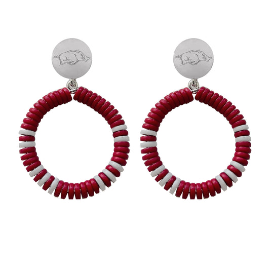 Arkansas Razorbacks Raya Earrings