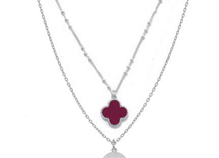 Texas A&M Clover Necklace
