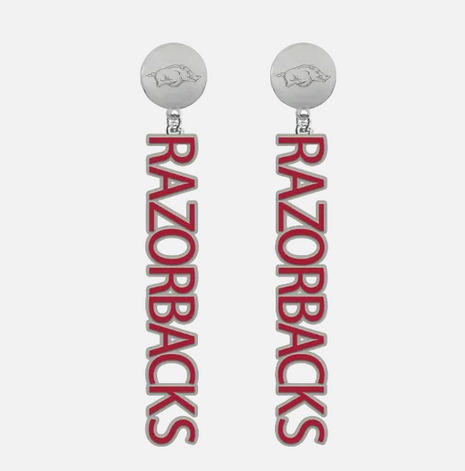 Arkansas Razorbacks Volga Earring