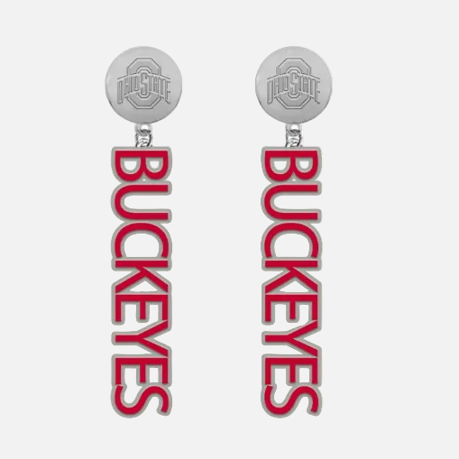 Ohio State Buckeyes Volga Earring