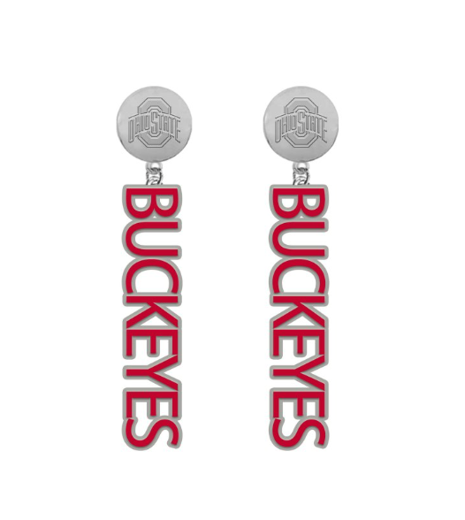 Ohio State Volga Earring