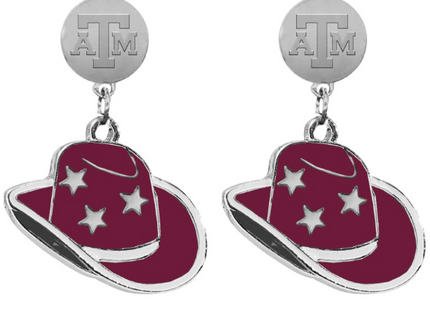 Texas A&M Stetson Earrings