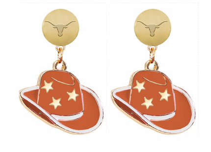 Texas Longhorns Stetson Earrings