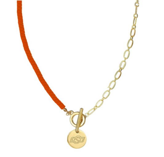 Oklahoma State St. Lawrence Necklace