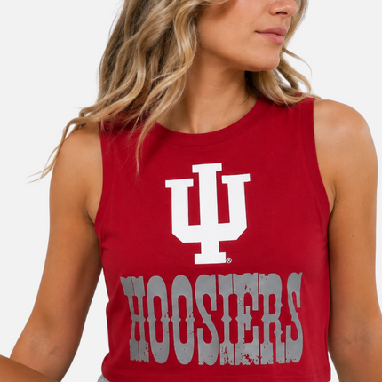 Indiana Hoosiers Zora Cropped Tank