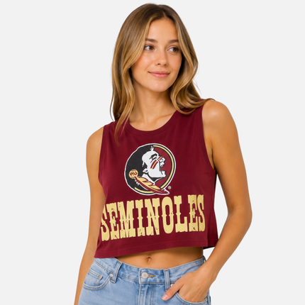 Florida State Seminoles Zora Cropped Tank
