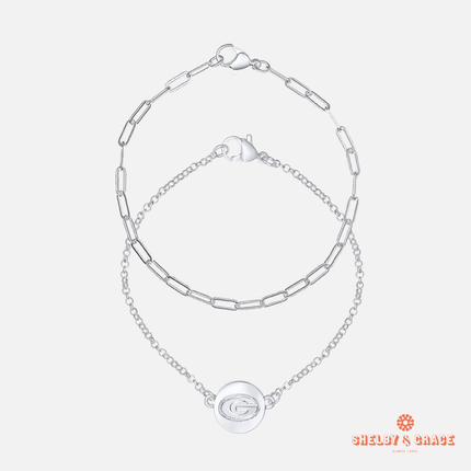 Georgia Bulldogs Smokey Bracelet Set