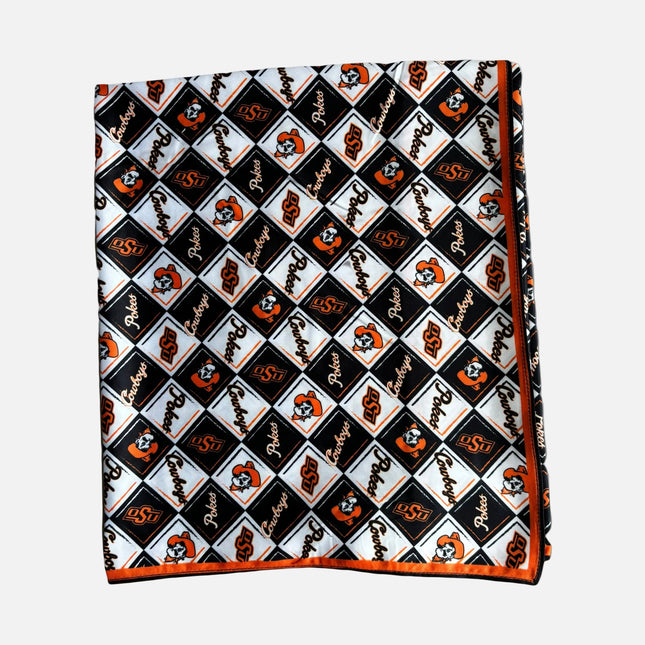 Oklahoma State Cowboys Prins Hair Square Scarf