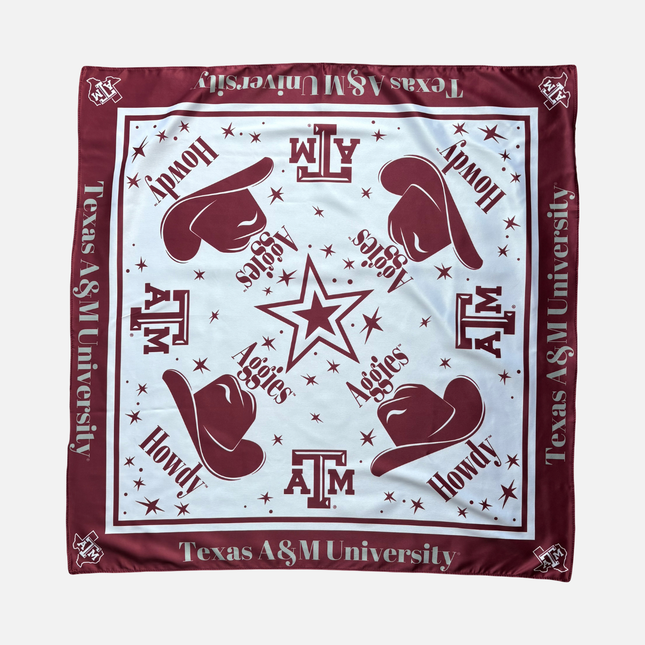 Texas A&M Aggies Moona Hair Square/Scarf