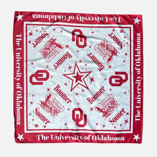Oklahoma Sooners Moona Hair Square/Scarf