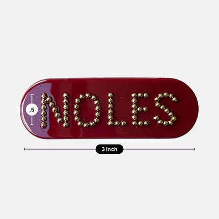 Florida State Seminoles Kalliope Rhinestone Barrette