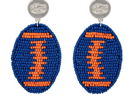 Florida Gators Touchback Football Earrings