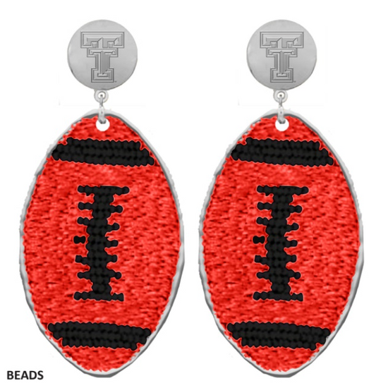 Texas Tech Touchback Earrings