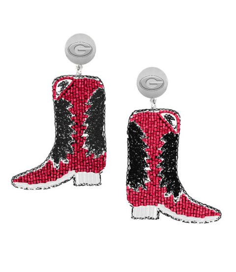 Georgia Boots Hand Beaded Earrings