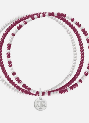 Texas A&M Loire Hand Beaded Bracelet