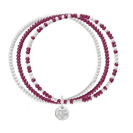 Texas A&M Loire Hand Beaded Bracelet