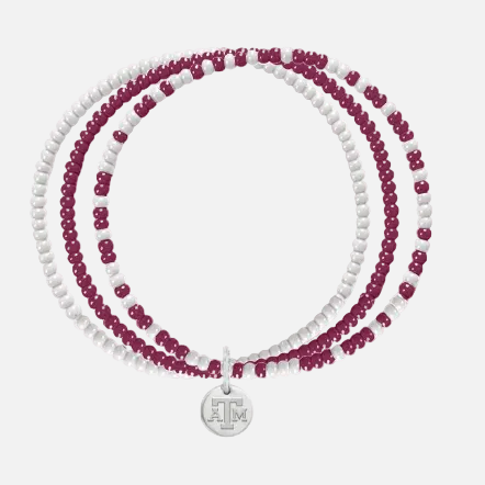 Texas A&M Loire Hand Beaded Bracelet