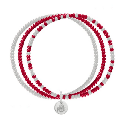 Ohio State Loire Hand Beaded Bracelet