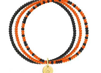 Oklahoma State Loire Hand Beaded Bracelet