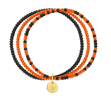 Oklahoma State Cowboys Loire Hand Beaded Bracelet