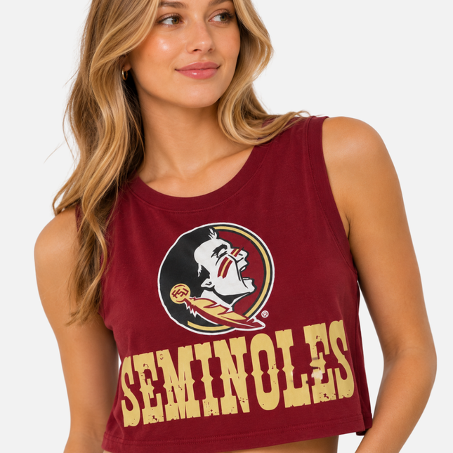 Florida State Seminoles Zora Cropped Tank