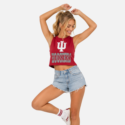 Indiana Hoosiers Zora Cropped Tank