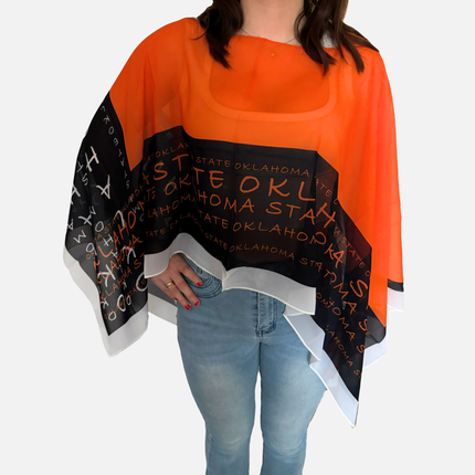 Oklahoma State Cowboys Peyton Scarf Poncho