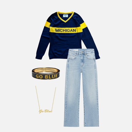 Michigan Wolverines Retro Team Sweater