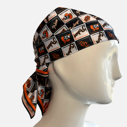 Oklahoma State Cowboys Prins Hair Square Scarf