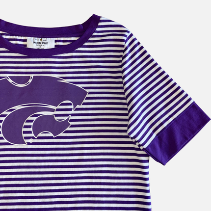 Kansas State Wildcats Striped Tee