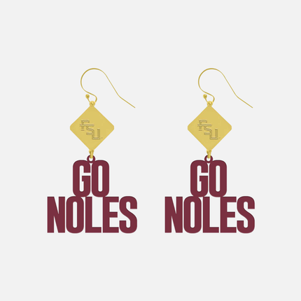 FSU Seminoles Betsy Laser Cut Earrings