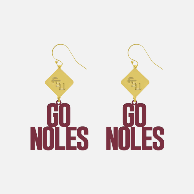 FSU Seminoles Betsy Laser Cut Earrings