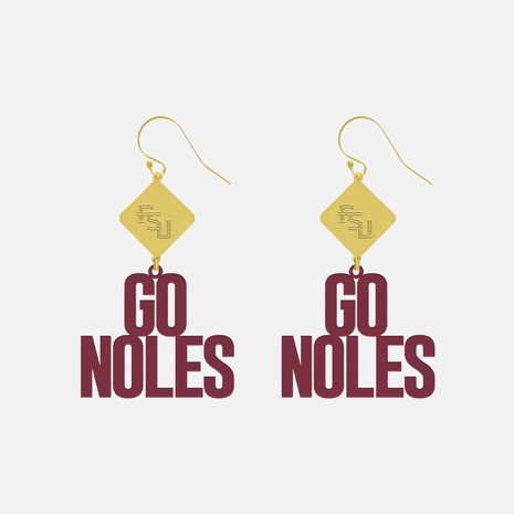 FSU Seminoles Betsy Laser Cut Earrings