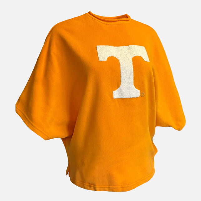 Tennessee Volunteers Ash Fleece Raglan Top w-chenille logo