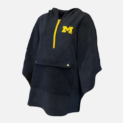 Michigan Wolverines Hooded Fleece Poncho
