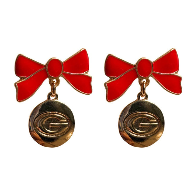 Georgia Bulldogs Impatiens Earrings
