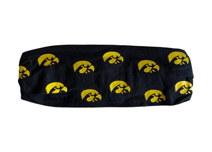 Iowa Hawkeyes Black Headband