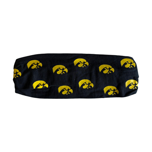 Iowa Hawkeyes Black Headband