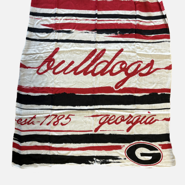 Georgia Bulldogs Wave Oversized Sheer Scarf