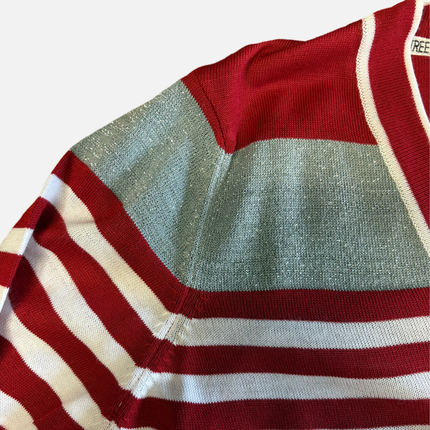 Alabama Crimson Tide Stripe Cardigan Sweater