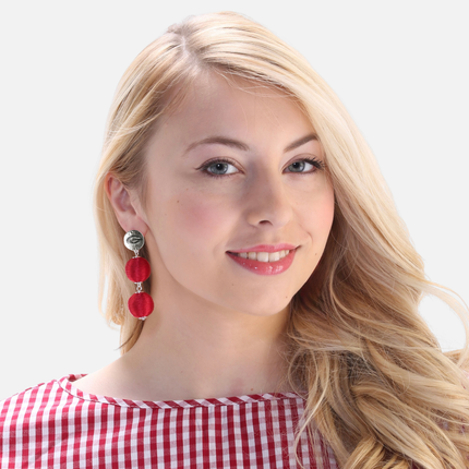 Georgia Bulldogs Sonata Earrings