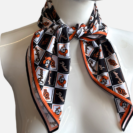 Oklahoma State Cowboys Prins Hair Square Scarf