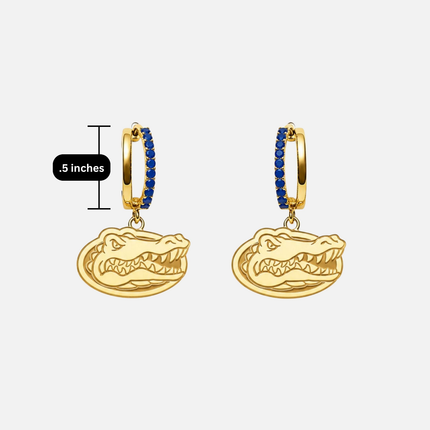 Florida Gators Finn Logo Hoop Earrings
