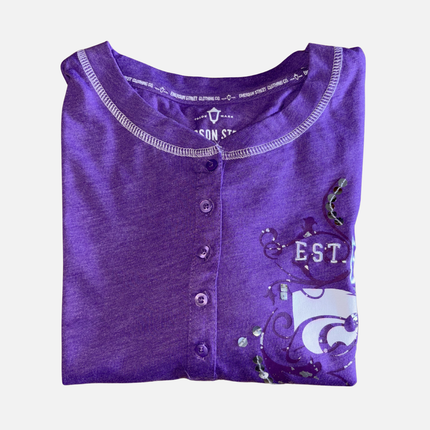 Kansas State Wildcats Henley Tee