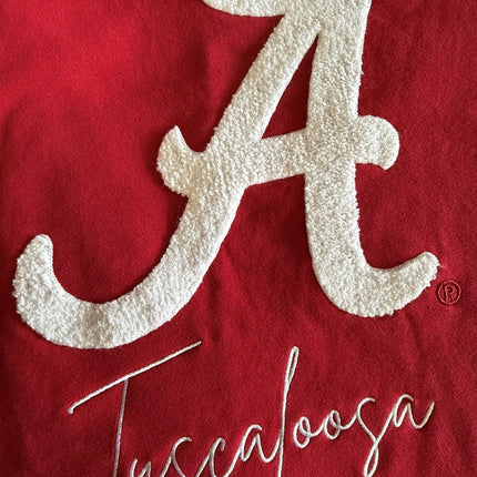 Alabama Crimson Tide Ash Lightweight Fleece Top