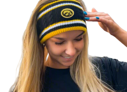 Iowa Hawkeyes Wide Knit Headband