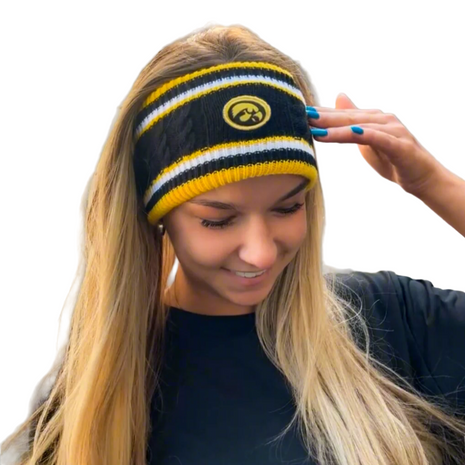 Iowa Hawkeyes Wide Knit Headband
